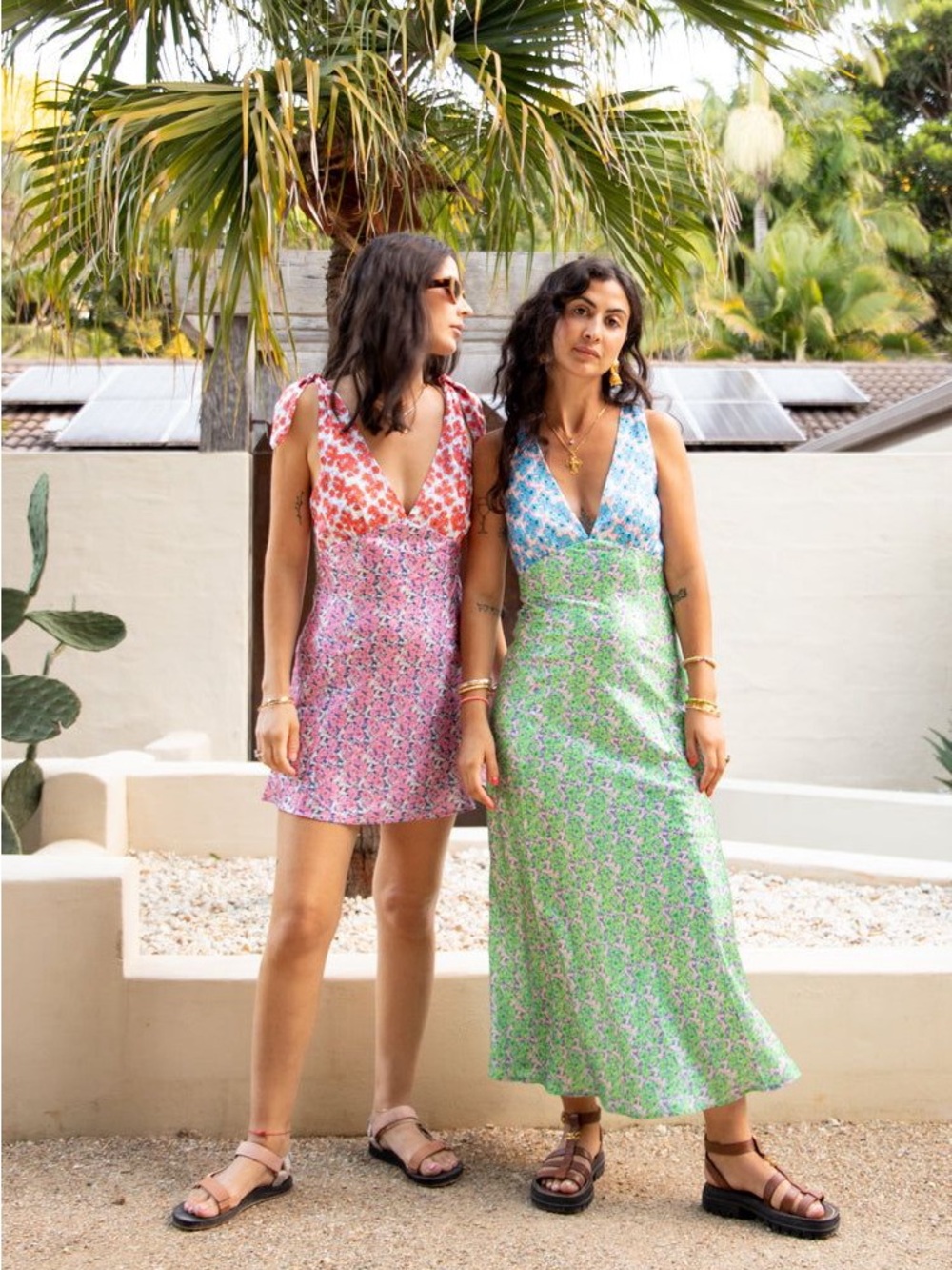 Verge Girl Floral V-Neck Slip Maxi Dress - Picture 3 of 16